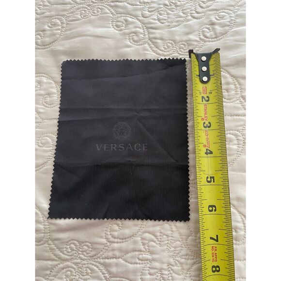 Versace White Hard Clamshell Eye Case With Cloth - Picture 13 of 14